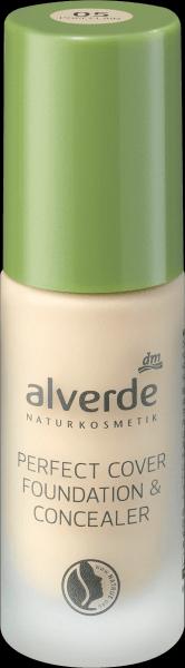 dm alverde Make-up Perfect Cover Foundation 05 Porcelain (05 Porcellana)