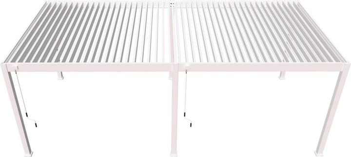 Image du produit Weide Pergola Deluxe Plus 3.6x7.2m avec toit à lamelles Blanc (360 cm, 720 cm)
