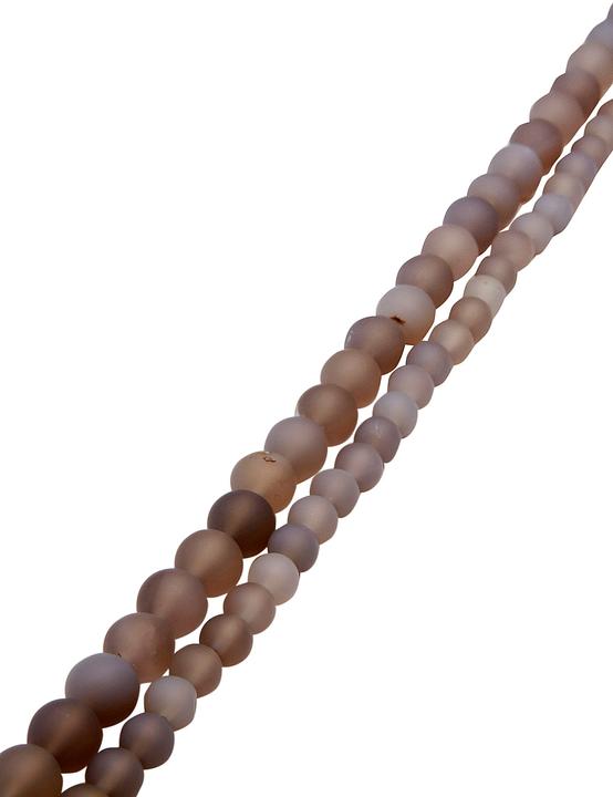 Image du produit Leyda Fil d'agate gris mat