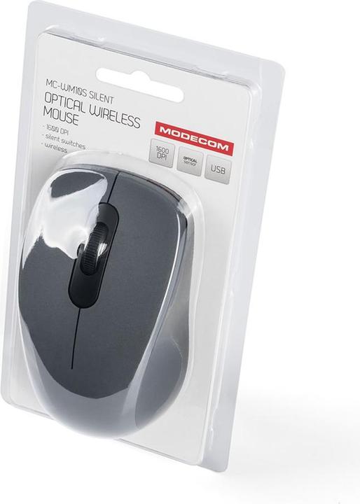 Immagine prodotto Modecom MC-WM10S Mouse ambidestro RF senza fili ottico 1600 DPI (Senza fili)