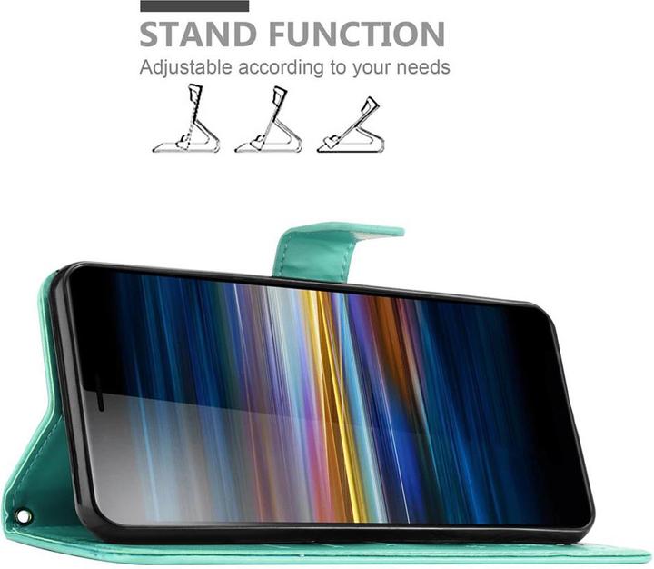 Actual product image Cadorabo Flower Book Cover (Sony Xperia L3)