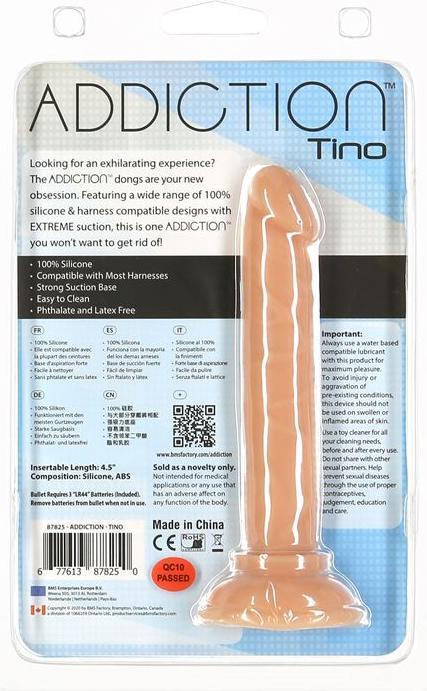 Produktbild Naked Addiction Tino Dildo 13 cm Straight