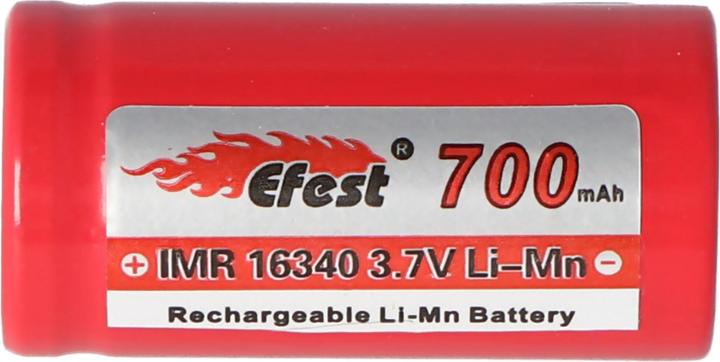 Image du produit Efest IMR16340 V1 (Pluspol flach) (16340, 700 mAh)