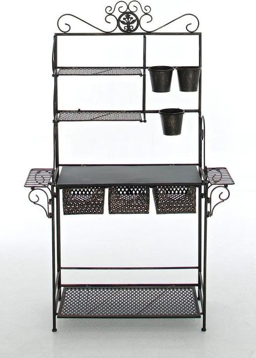 Image du produit Swisshandel24 XL étagère à plantes Shine, bronze