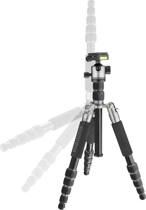 Image du produit mantona light traveller Trépied de voyage noir/gris (Métal)