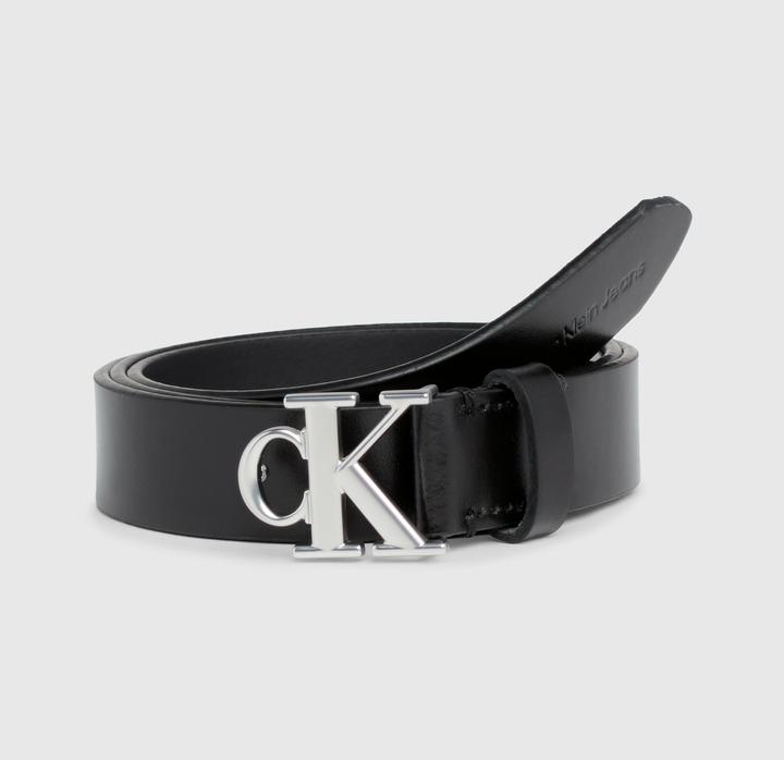 Image du produit Calvin Klein Damen-Hosengürtel mit rundem Mono-Plakette (70)