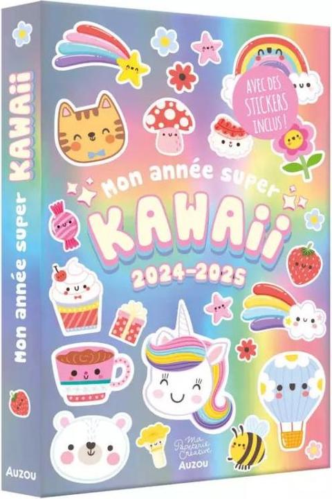 Immagine prodotto Auzou France Mon année super kawaii 2024-2025 : avec des stickers inclus!