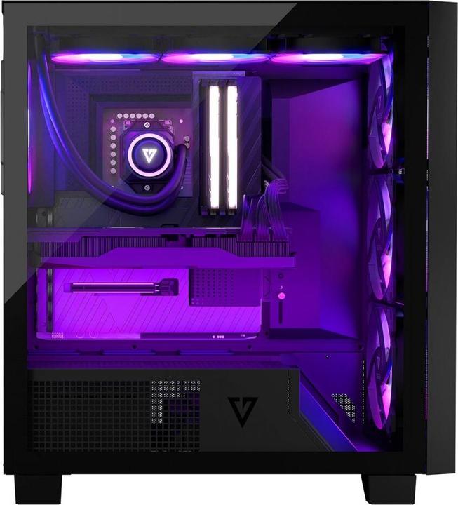 Actual product image Modecom Volcano Perun Apex ARGB czarna (mATX, ATX, ITX, E-ATX)