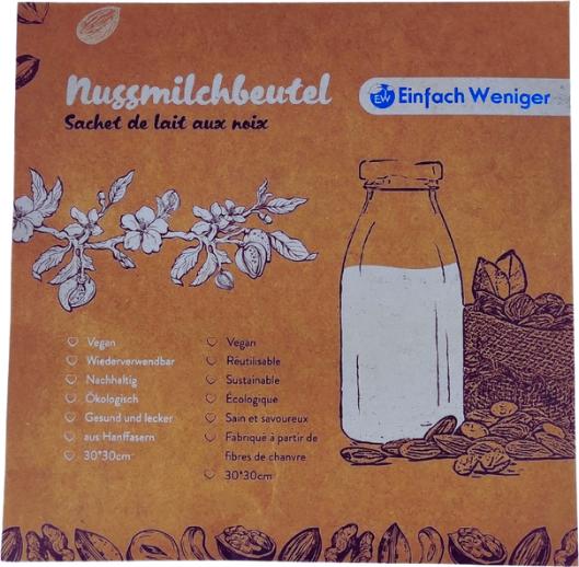 Produktbild Einfach Weniger Nussmilchbeutel
