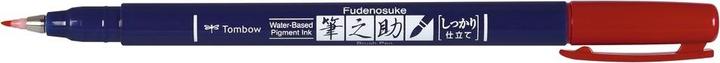 Actual product image Tombow FUDENOSUKE HARD - Calligraphy Pencil (25, Red, 3 mm, 1 x)