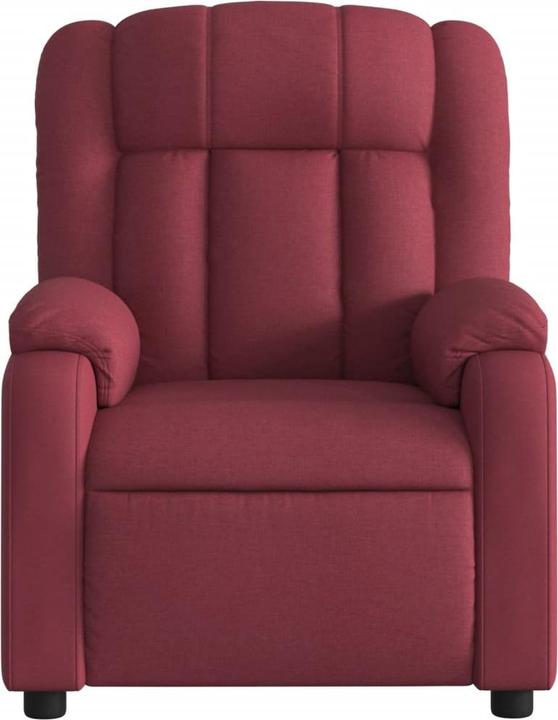 Produktbild VidaXL Massagesessel Fernsehsessel Relaxsessel Sessel Liegesessel Weinrot Stoff