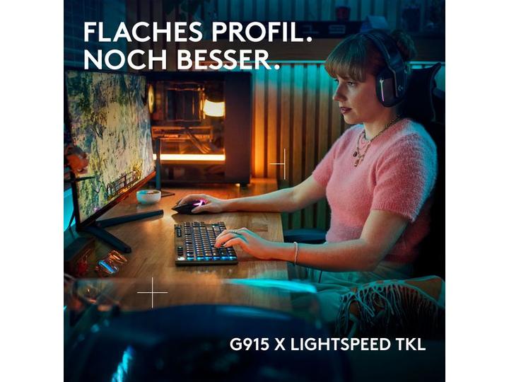 Image du produit Logitech G G915 X Lightspeed TKL (CH, Sans fil, Filaire)