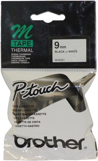 Actual product image Brother M-K221bz (0.90 cm, Black)
