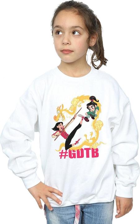 Produktbild Disney Wreck It Ralph Mulan And Vanellope Sweatshirt Mädchen (140, 146)