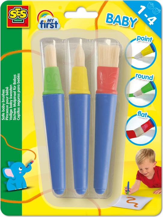 Ses My first - Sichere Babybürsten (3 Stück)