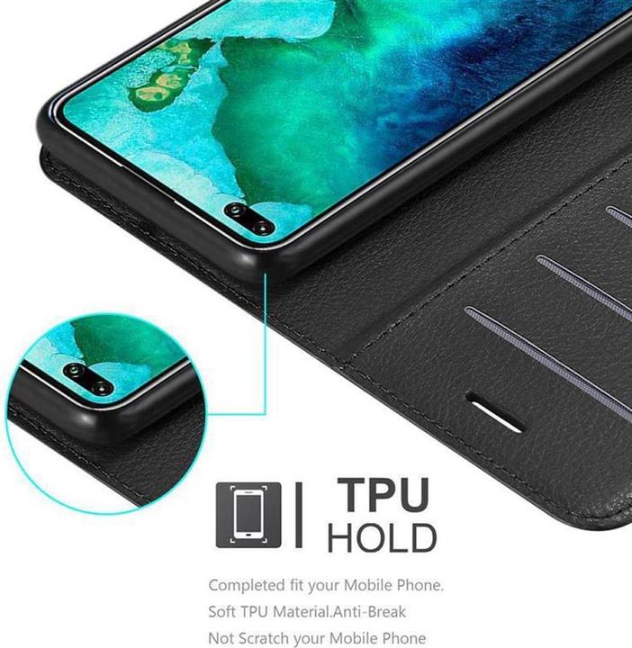 Actual product image Cadorabo Book with stand function cover (Honor View 30 Pro)