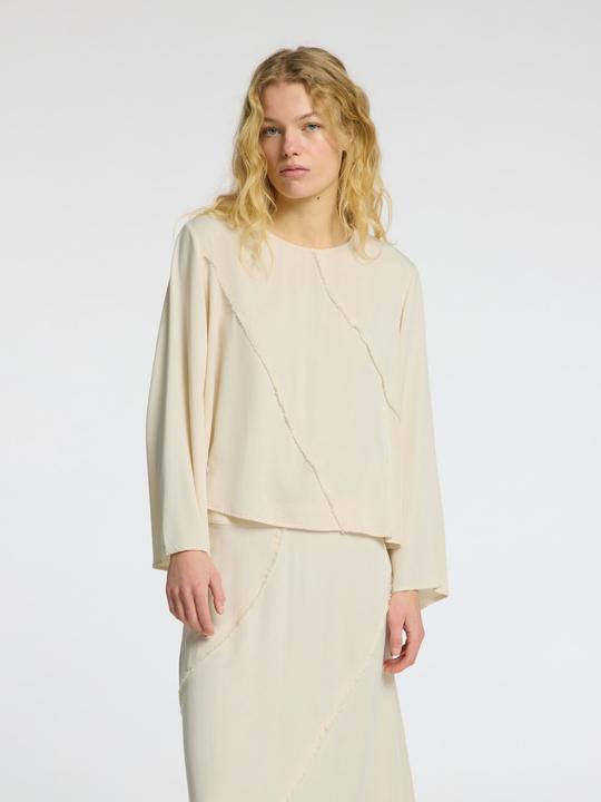 Image du produit Selected Femme Rundhals Oberteil mit langen Ärmeln (38)