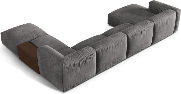 Actual product image Micadoni Modular Panoramic Right Corner Sofa, "Martina", 5 Seats, 406x280x75 Made in Europe (Sofa landscape)