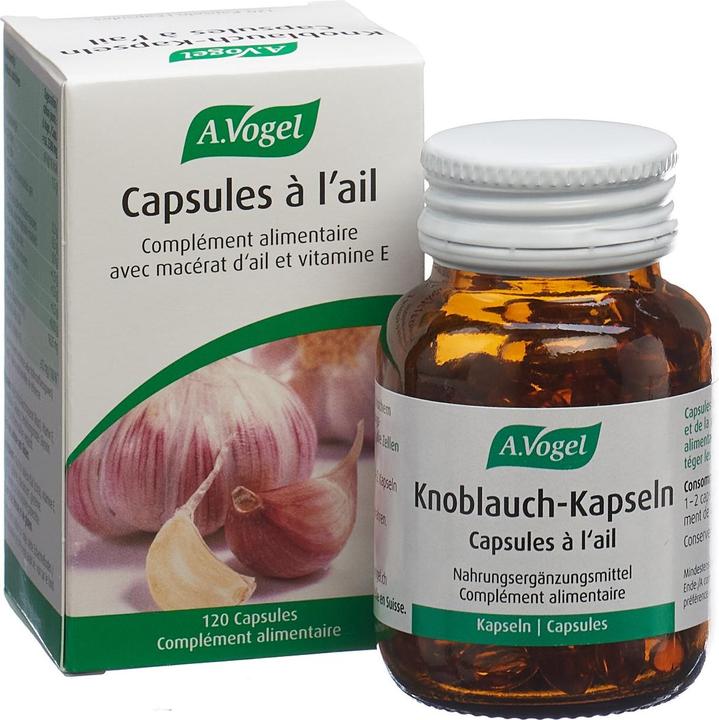 Actual product image A. Vogel Garlic Capsules Caps (120 Piece, Capsules, 150 g)