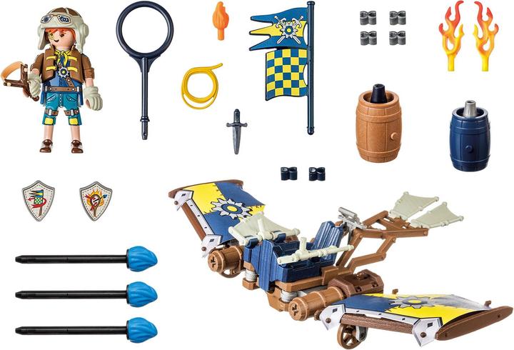 Actual product image Playmobil Novelmore - Dario's Flying Glider (71211, Playmobil Novelmore)
