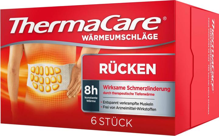 Produktbild Thermacare Wärmeumschläge bei Rückenschmerzen, 6 St. Pflaster (6 x)