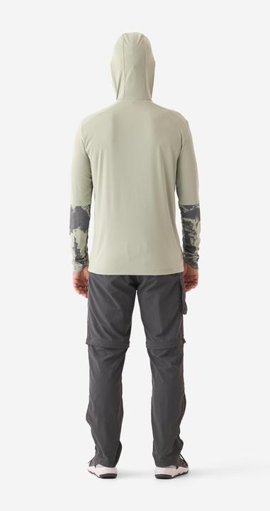 Actual product image Caperlan Angelshirt Anti-UV 500 Kapuze LSF 50+ grün (L)