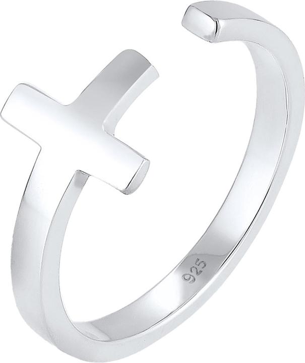 Immagine prodotto Elli Anello Croce Geo Misura Regolabile Argento 925 (54, 925 Argento)