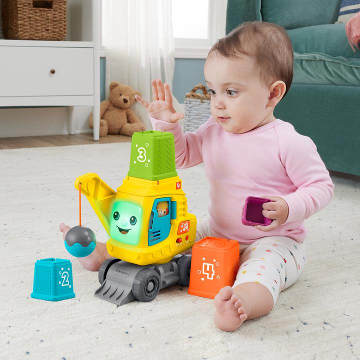 Productafbeelding Fisher-Price Tel- en stapelkraan- (D, F, E)