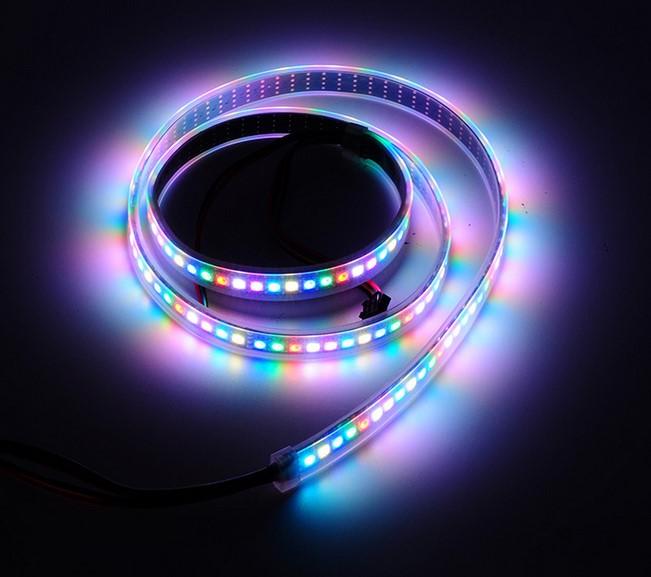 Actual product image OEM APA102 (DotStar) LED Strip 144 LED/Meter 1 Meter