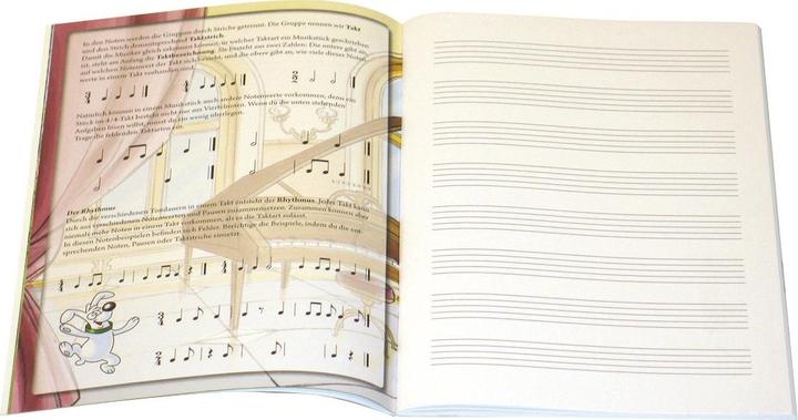 Actual product image Little Amadeus music book (Plain, Hardcover)