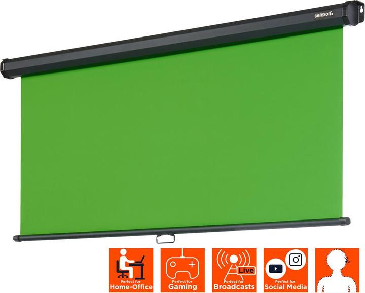 Actual product image Celexon Roller blind Chroma Key Green Screen (1:1)