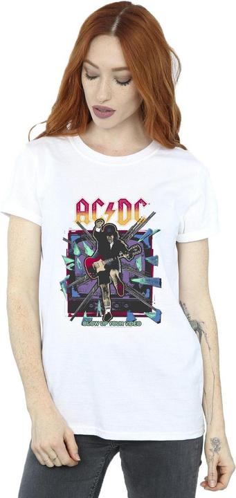 Immagine prodotto AC/DC Femmes/Ladies Maglietta boyfriend in cotone Blow Up Your Video Jump (5XL)