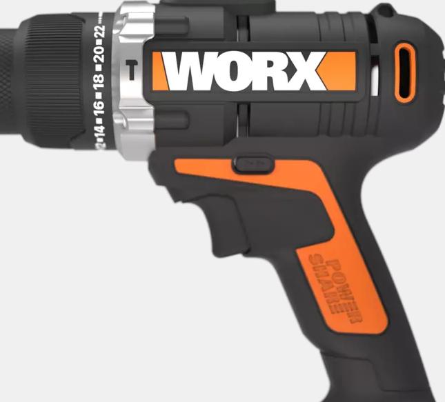 Produktbild Worx Schlagbohrschrauber Set 20V WX372 (Akkubetrieb)