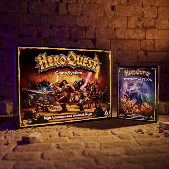 Produktbild Hasbro Gaming HeroQuest Die Prophezeiung von Telor Abenteuerpack, HeroQuest Basisspiel erforderlich (Deutsch)