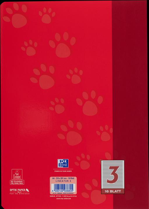 Produktbild Oxford Schulheft, A4, Lineatur 3 (A4)