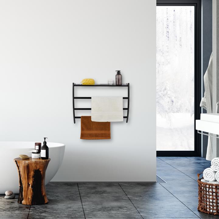 Actual product image Relaxdays Wall towel rail
