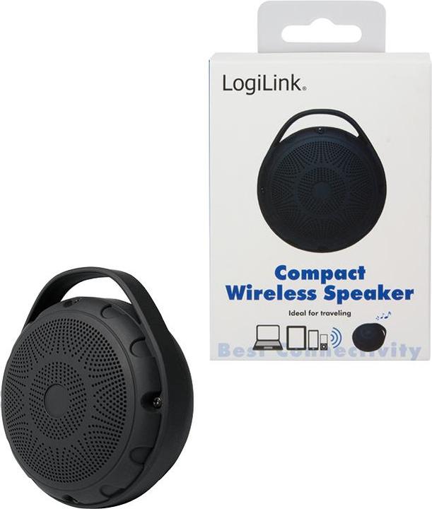 Produktbild LogiLink Bluetooth Lautsprecher mit FM Radio und MP3-Player (3 h, Stromversorgung über USB)