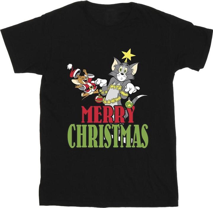 Produktbild Tom & Jerry Merry Christmas Baubles TShirt (XXL)