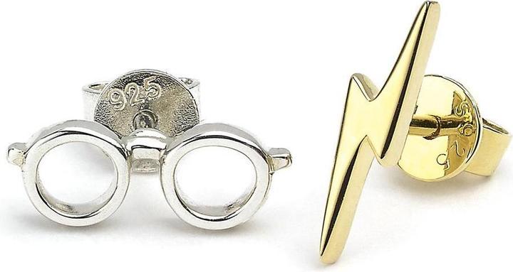 Produktbild Ohrringe Lightning Bolt & Glasses Sterling Silber (100% Metall)