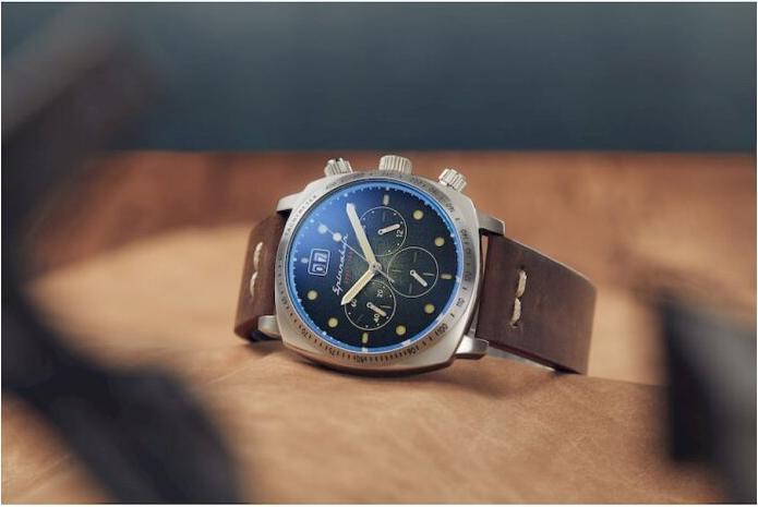 Actual product image Spinnaker SP-5068-02 Hull Chronograph 42mm 10ATM (Chronograph, 42 mm)