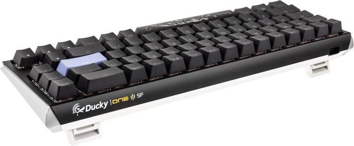 Actual product image Ducky One 3 Classic Black/White SF Gaming Keyboard, RGB LED - MX-Brown (US) (US, Cable)