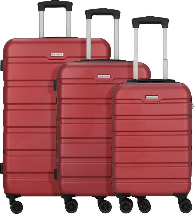Produktbild Worldpack Phoenix 4 Rollen Kofferset 3-teilig (184 l, XL (ab 115l))