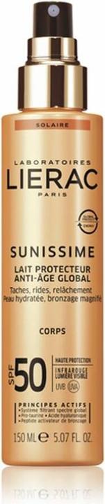 Image du produit Lierac sunissime antiedad spf50 150ml (Lait solaire, SPF 50, 150 ml)