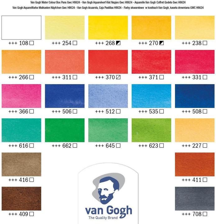 Immagine prodotto Van Gogh Acquerello Paintbox (Multicolore, 24 ml)