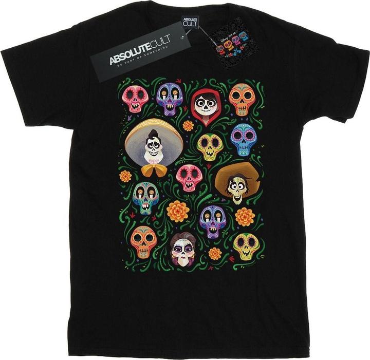 Immagine prodotto Disney Coco Heads Pattern Maglietta Ragazze (128)