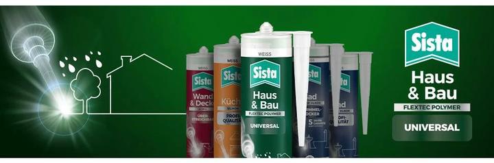Image du produit Sista Maison & Bâtiment Universel transparent 280g (0.46 kg, Transparent, 280 ml)