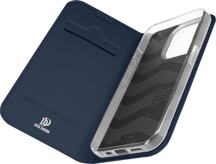 Actual product image Dux Ducis Skin Pro Wallet Case for iPhone 15 Plus - Blue (Apple iPhone 15 Plus)