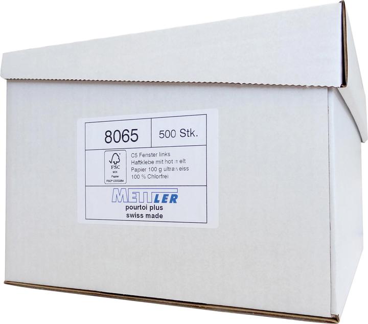 Produktbild Mettler Office Couvert Fenster (C5, 500 x)
