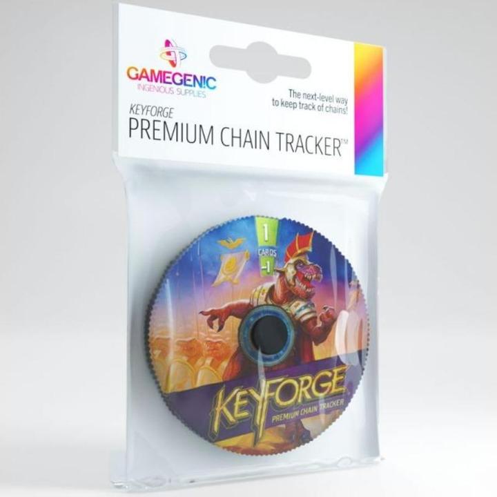 Gamegenic GGS60011 - KeyForge Premium Chain Tracker Saurian (Swiss German)