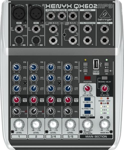 Produktbild Behringer Xenyx QX602MP3 (Studio- und Livemixer)